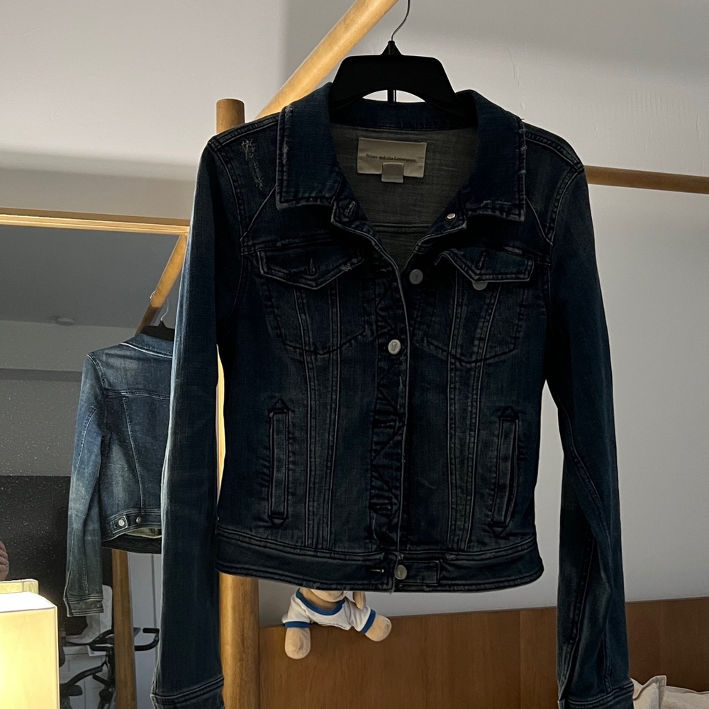 ANTHROPOLOGY Dark Blue Women's Jean Jacket
